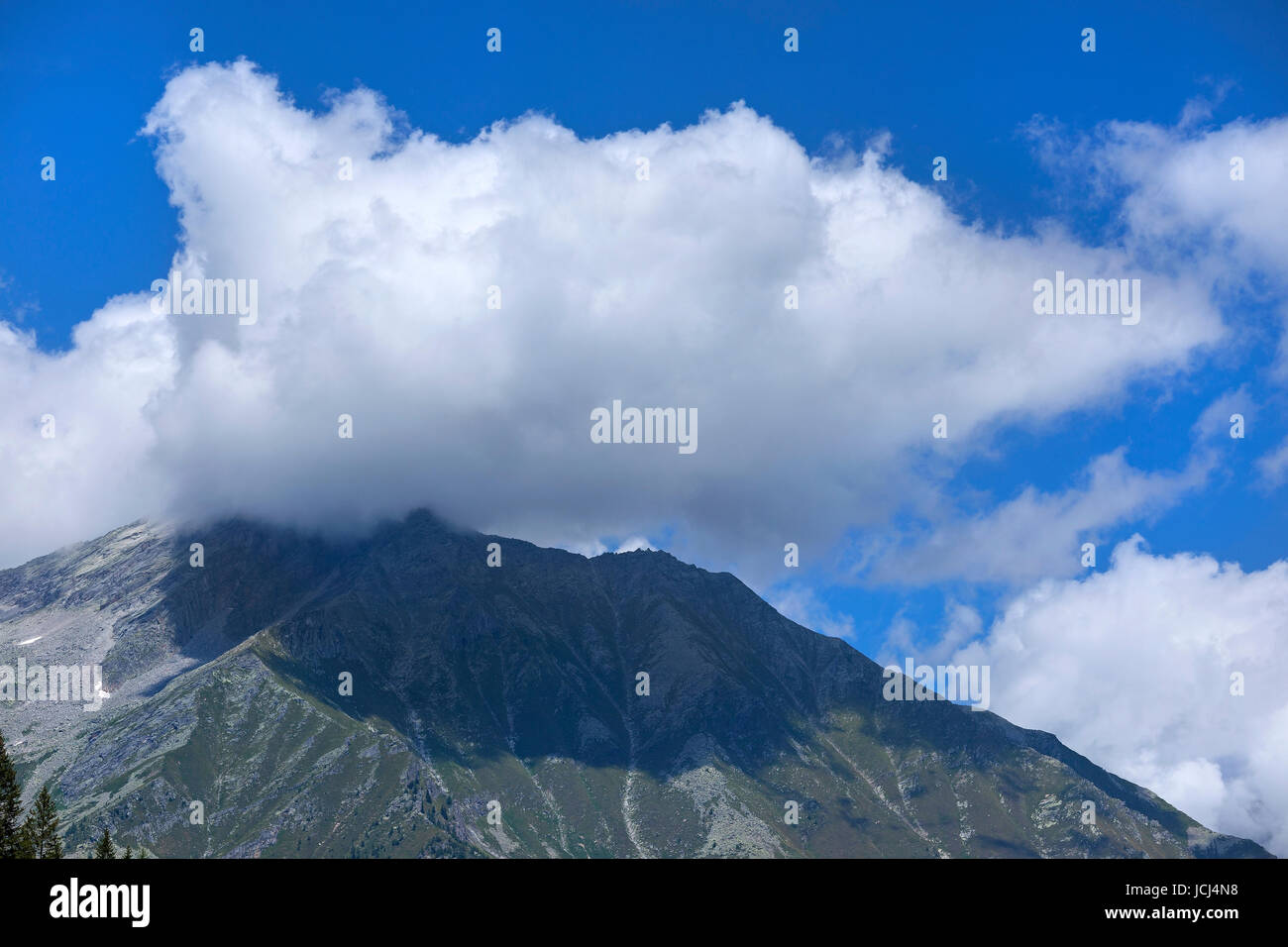 Paesaggio in Valle Anzasca in Italia. Foto Stock