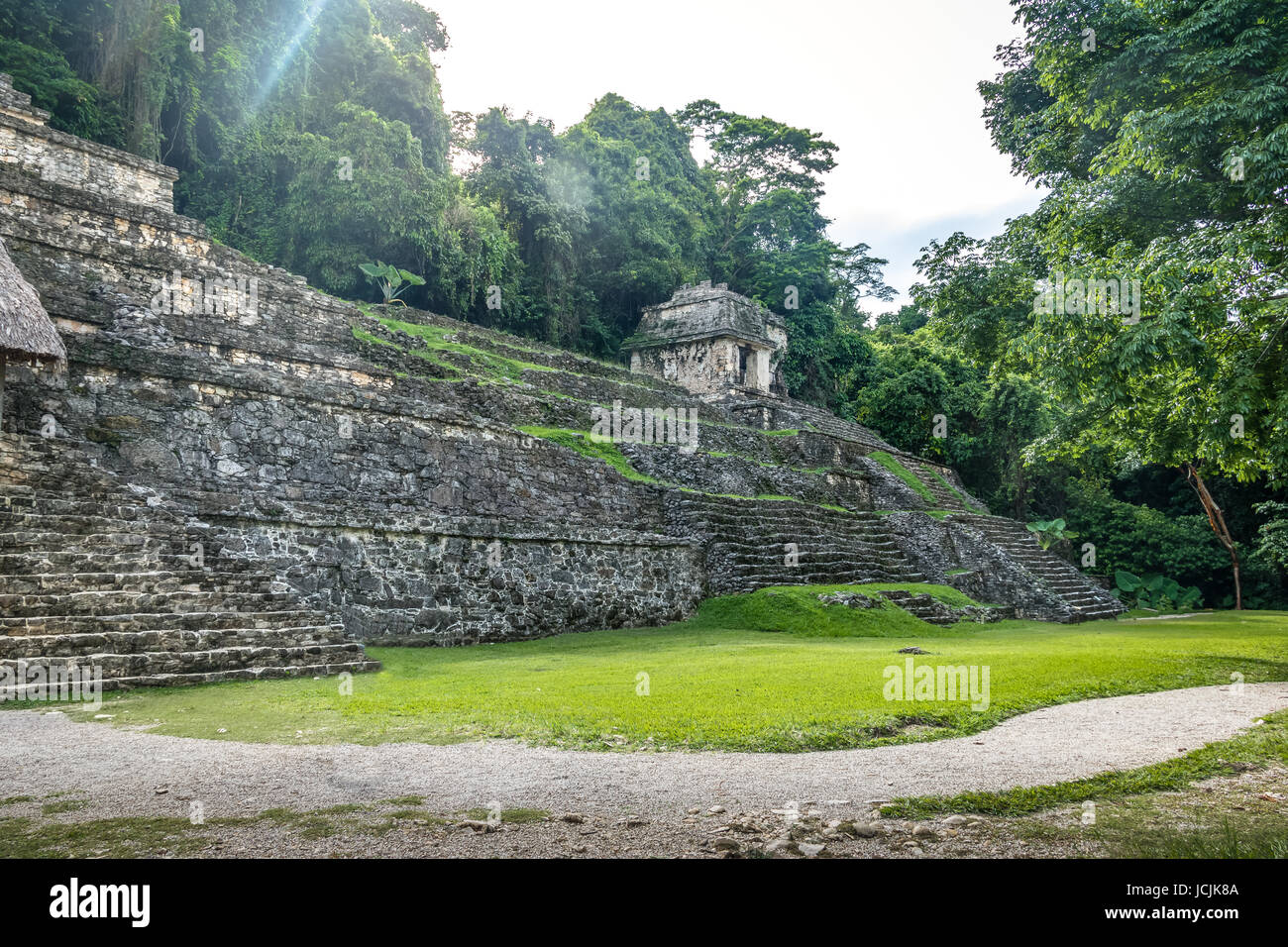 Le rovine maya di Palenque - Chiapas, Messico Foto Stock