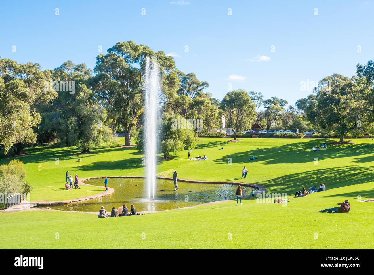 KINGS PARK, Australia occidentale - 28 Maggio 2017: il pioniere donna Memorial è situato in Western Australian Botanic Garden, entro il Kings Park, per Foto Stock