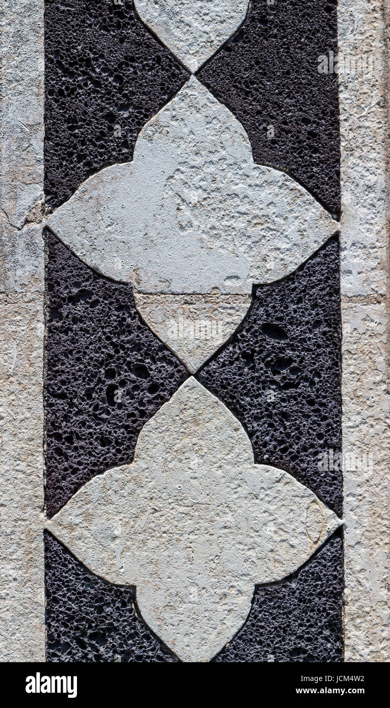 Dettaglio texture di pietre di roccia vulcanica Foto Stock