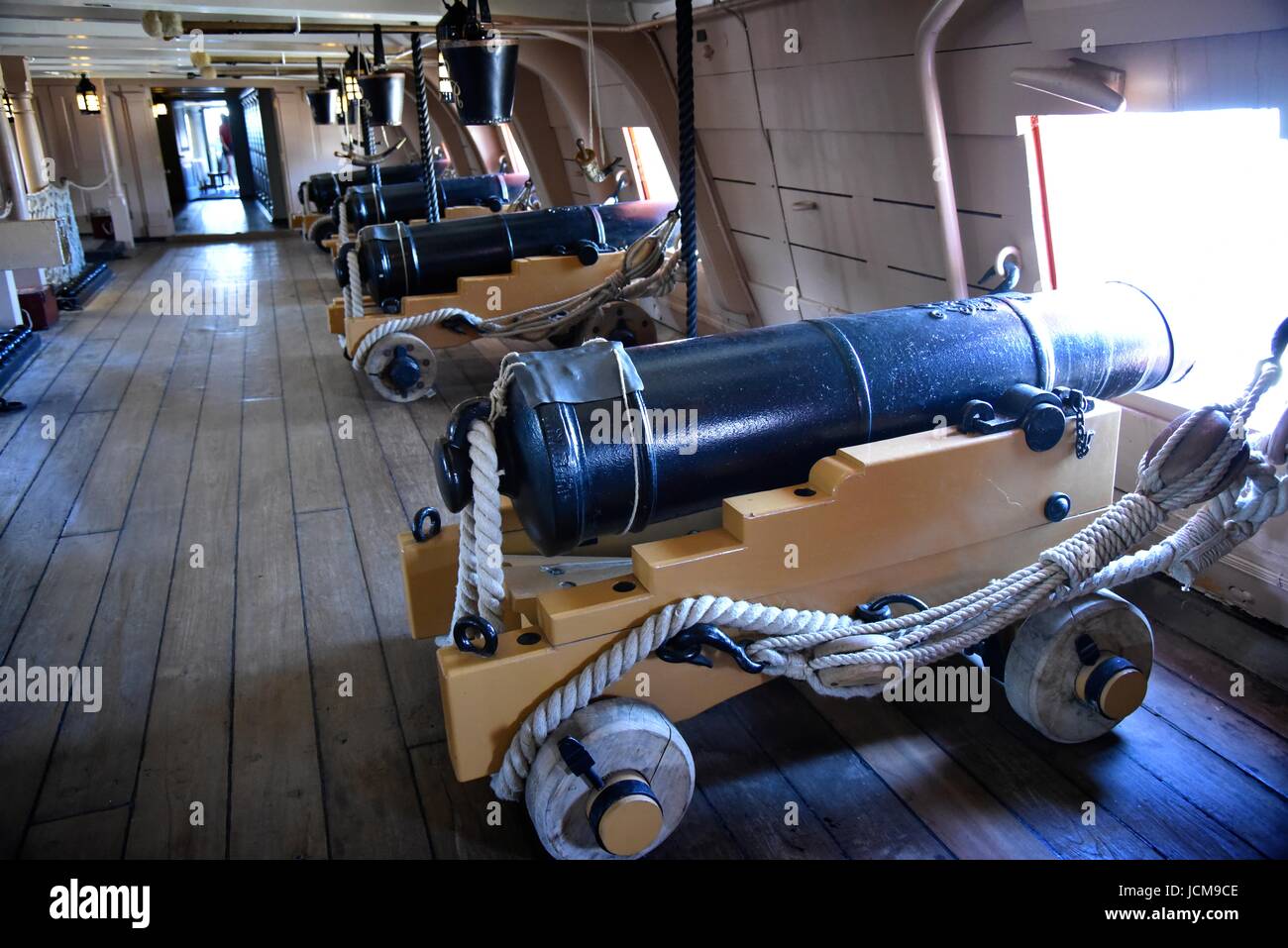 HMS Victory 104-gun primo tasso di nave di linea della Royal Navy lanciato 1765. Nelson nave ammiraglia, Trafalgar 1805 Foto Stock