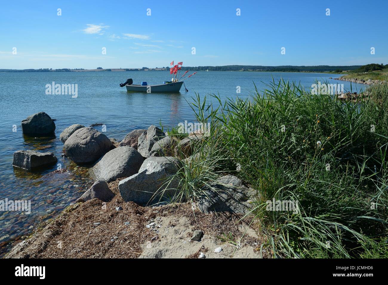 Stresower Bucht da Neu Reddevitz Foto Stock