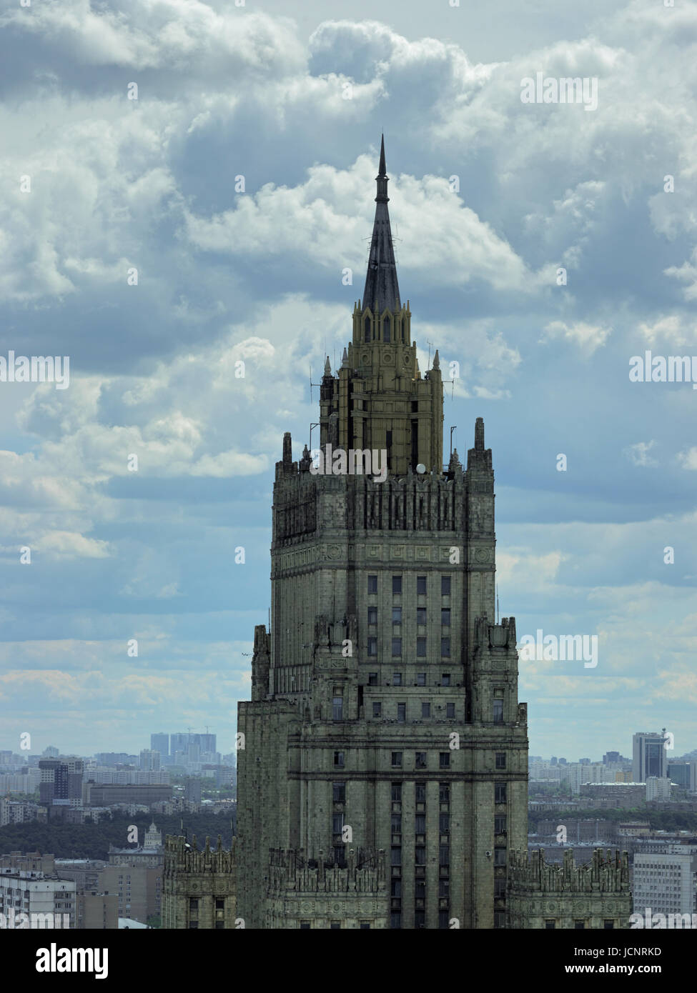L'edificio di Stalin, Ministero degli Affari Esteri, Mosca, Russia, Europa, Sette sorelle, Stalin architettura Foto Stock
