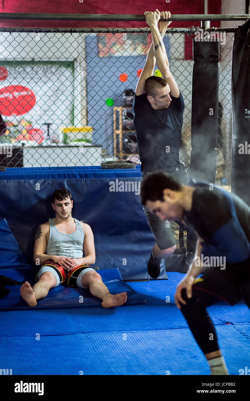 Formazione di MMA Foto Stock