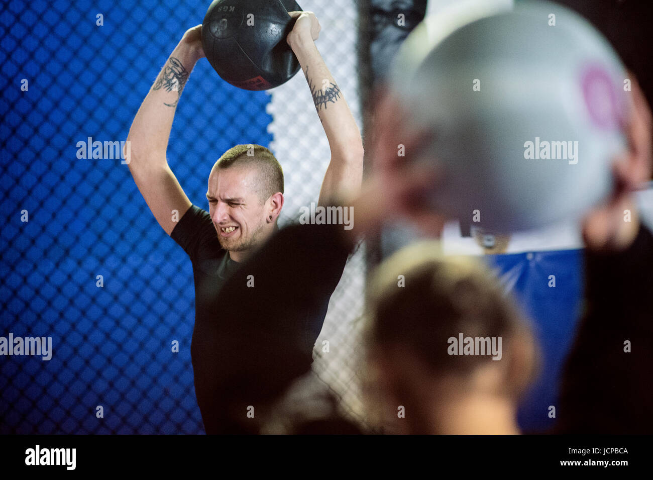 Formazione di MMA Foto Stock