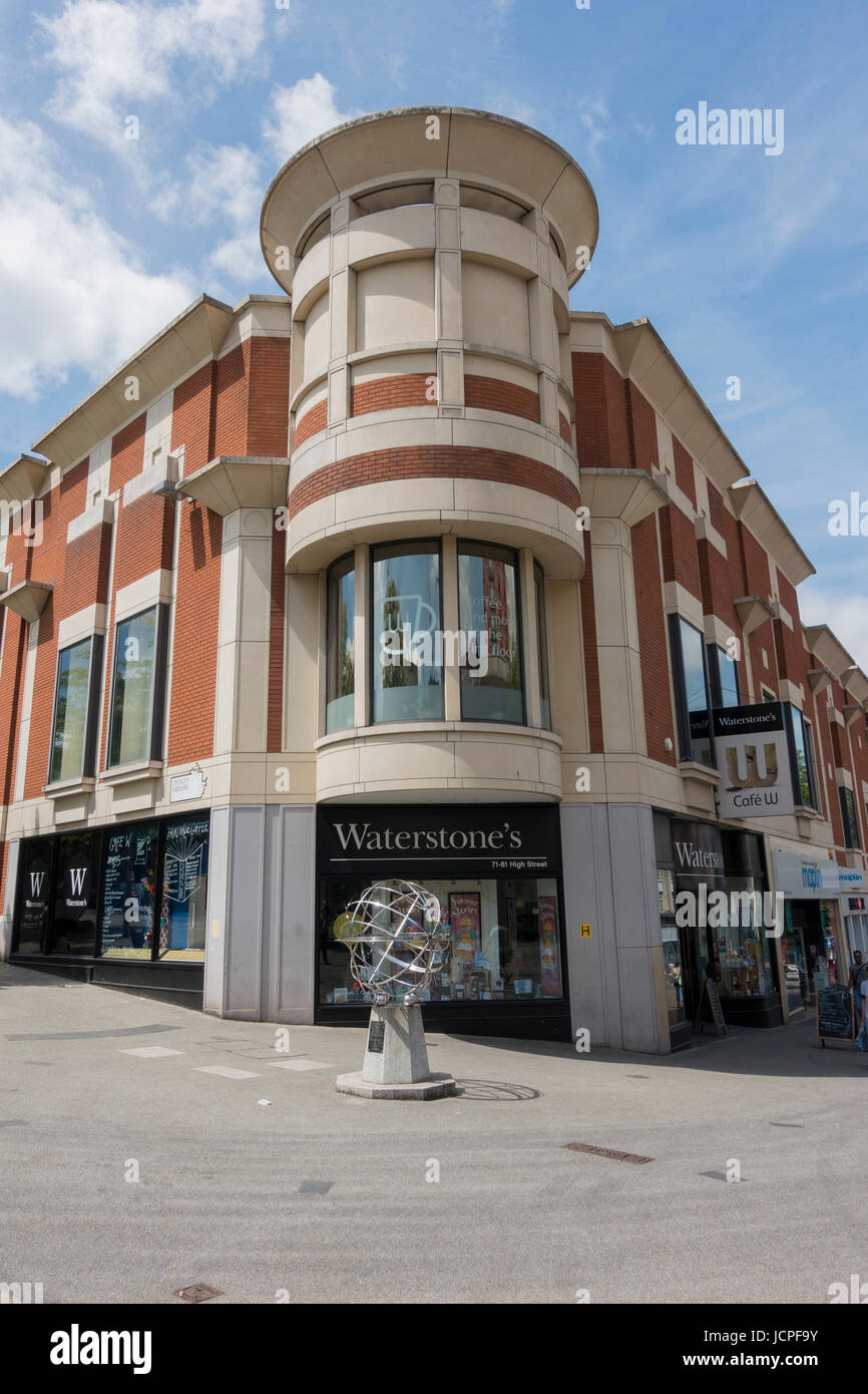 Waterstones Sutton High Street Foto Stock