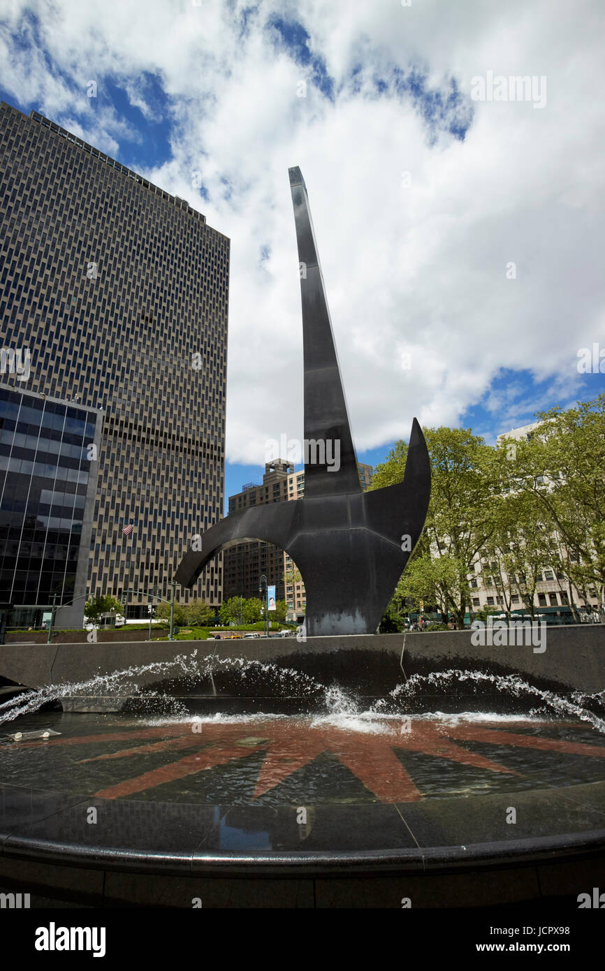 Il trionfo dello spirito umano Memorial Foley Square civic center di New York City STATI UNITI D'AMERICA Foto Stock