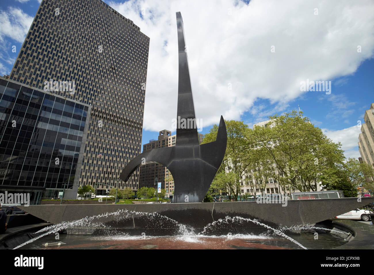 Il trionfo dello spirito umano Memorial Foley Square civic center di New York City STATI UNITI D'AMERICA Foto Stock