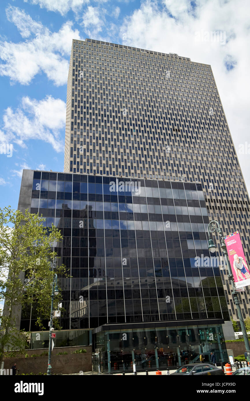 La James L. Watson noi tribunale di commercio internazionale e j jacob javits Ufficio federale edificio civic center di New York City STATI UNITI D'AMERICA Foto Stock