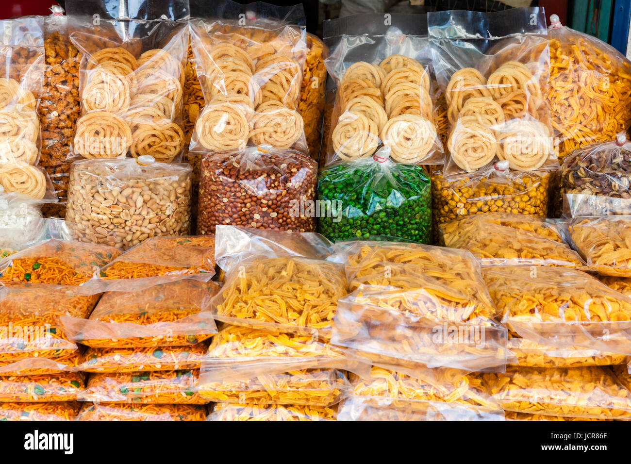 Tipico Negozio indiano di George Town, Penang, Malaysia. Foto Stock