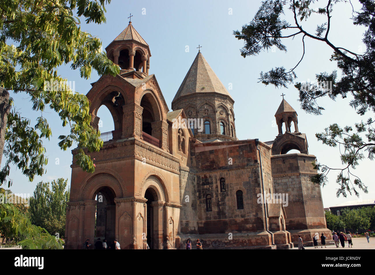 La Santa Etchmiadzin chiesa vicino a Yerevan Foto Stock