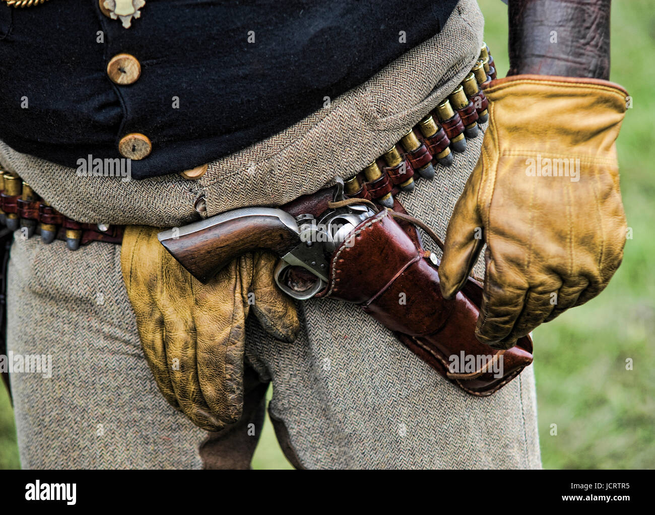 Cowboy gunslinger Foto Stock