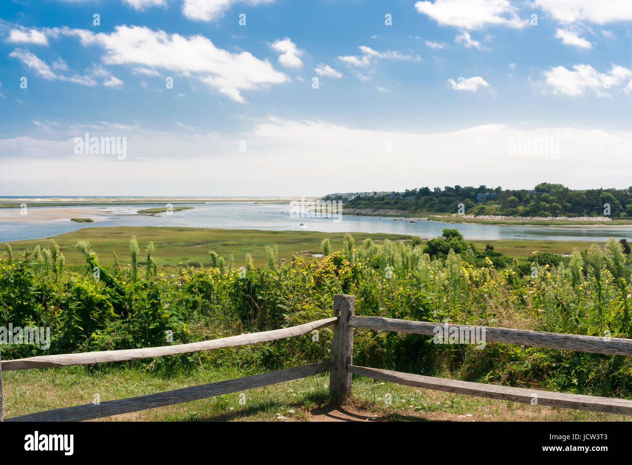 Storico Forte collina in Eastham, Cape Cod, Massachusetts. Foto Stock