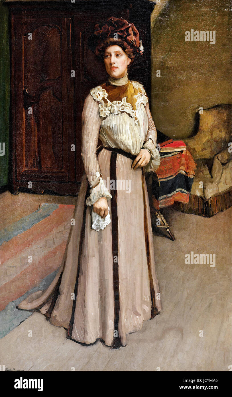 Hugh Ramsay, una signora di Cleveland, U.S.A. 1902 olio su tela. Galleria d'Arte del South Australia, Australia. Foto Stock