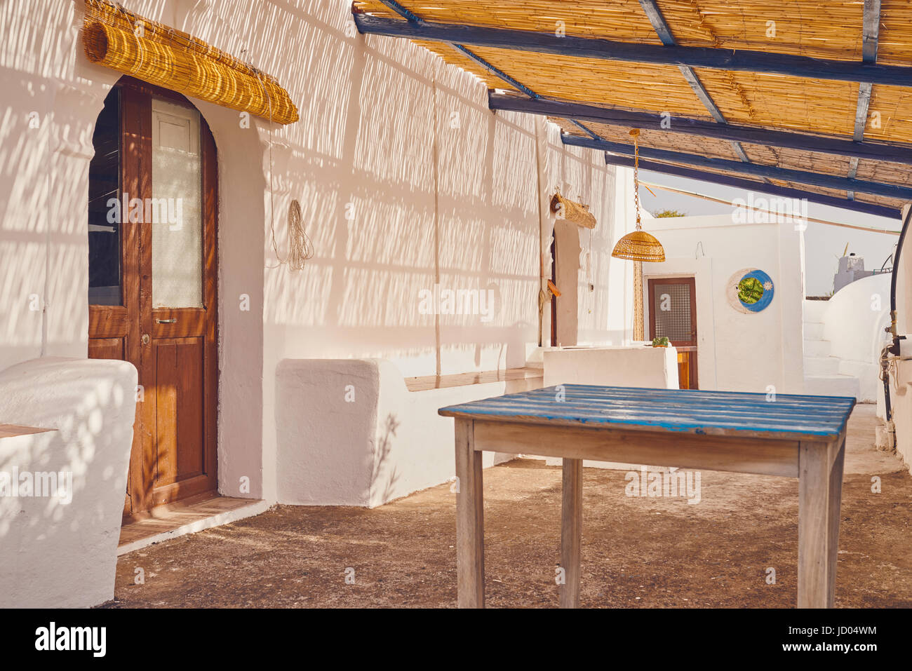 Isole Eolie - Ginostra - Sicilia - tipico luogo di residenza Foto Stock