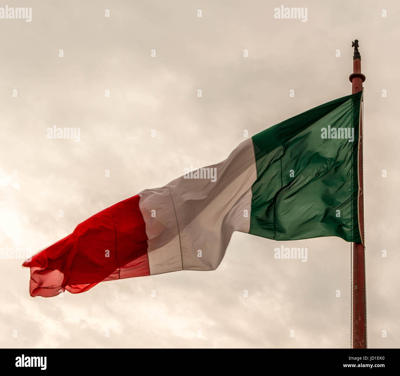 Italien Flagge Foto Stock