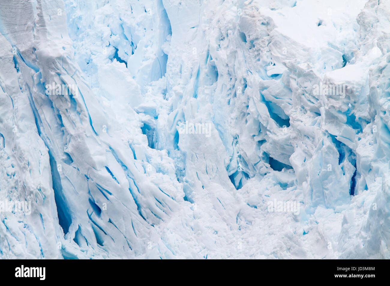 L'Antartide paesaggio con Blue Ice Iceberg, Ice berg, iceberg. Foto Stock