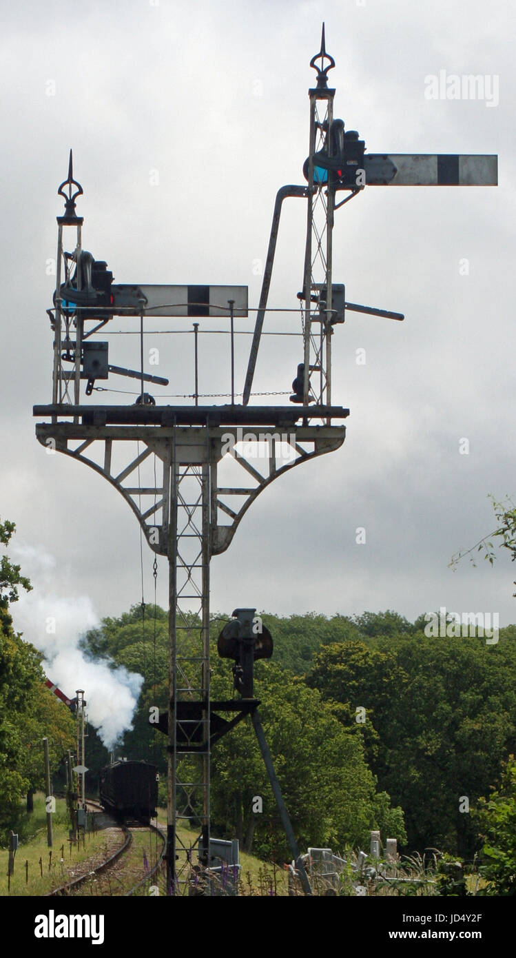 Isle of Wight Steam Railway Foto Stock