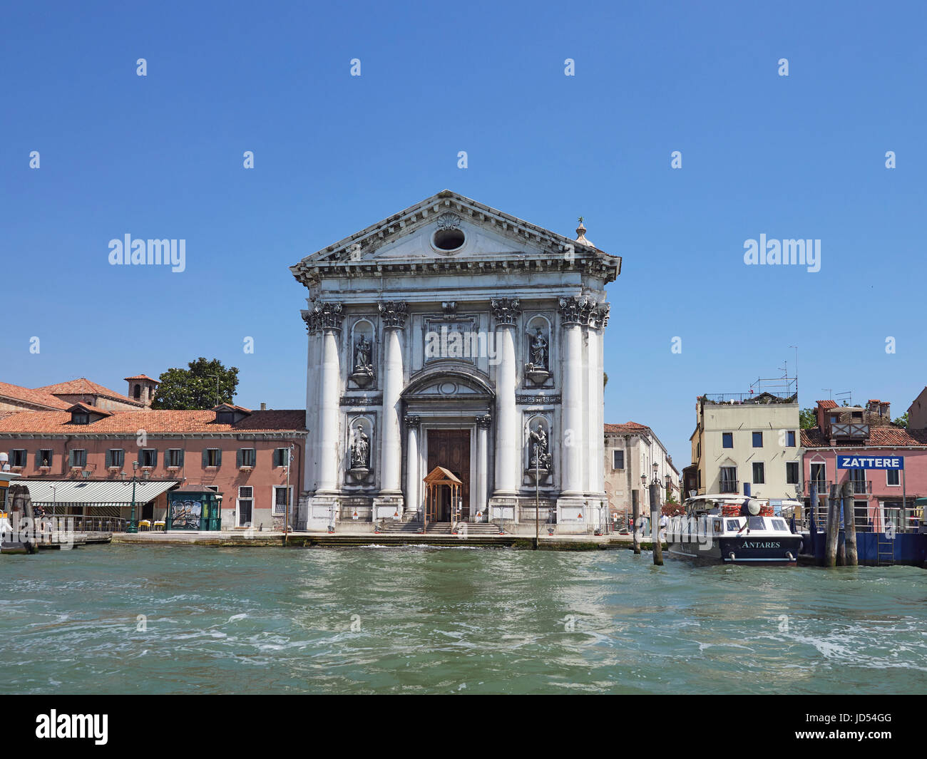 Venezia, Dorsoduro e Santa Maria dei Gesuati Foto Stock
