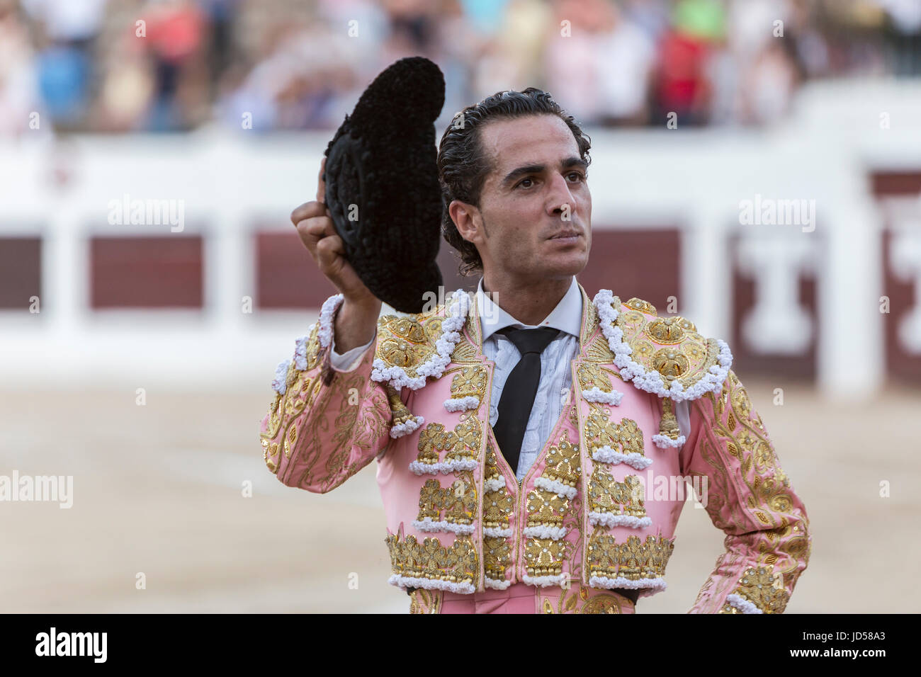 Ivan Fandiño Barros (Orduña, Vizcaya, Spagna, 29 settembre 1980 - Mont-de-Marsan, landes, francia, 17 giugno 2017) era un torero spagnolo. Foto Stock