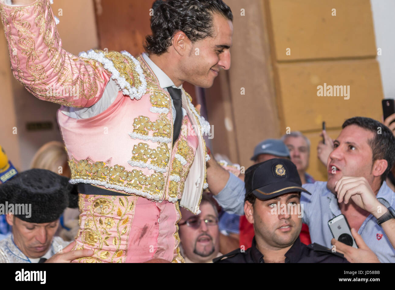 Ivan Fandiño Barros (Orduña, Vizcaya, Spagna, 29 settembre 1980 - Mont-de-Marsan, landes, francia, 17 giugno 2017) era un torero spagnolo. Foto Stock