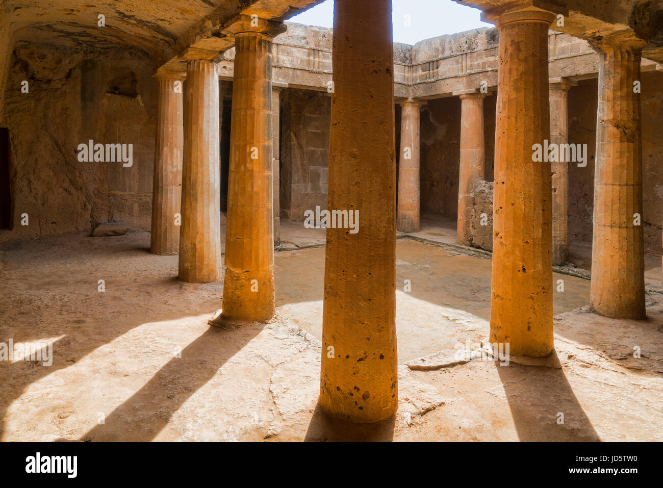 Tombe dei Re, Paphos, Kato Pafos, Cipro Foto Stock