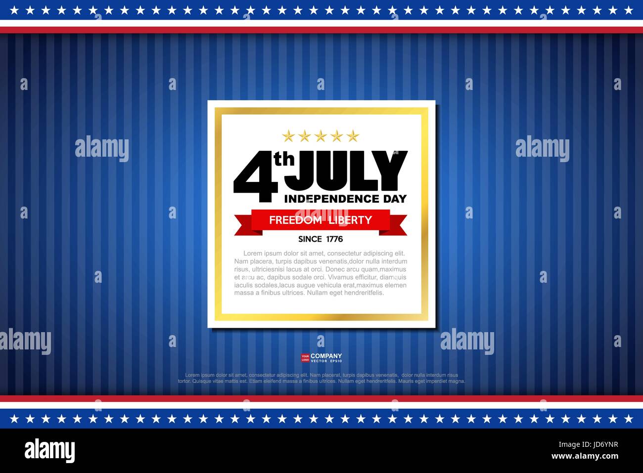 Giorno di indipendenza elemento di design, vettoriale EPS10 Illustrazione Vettoriale