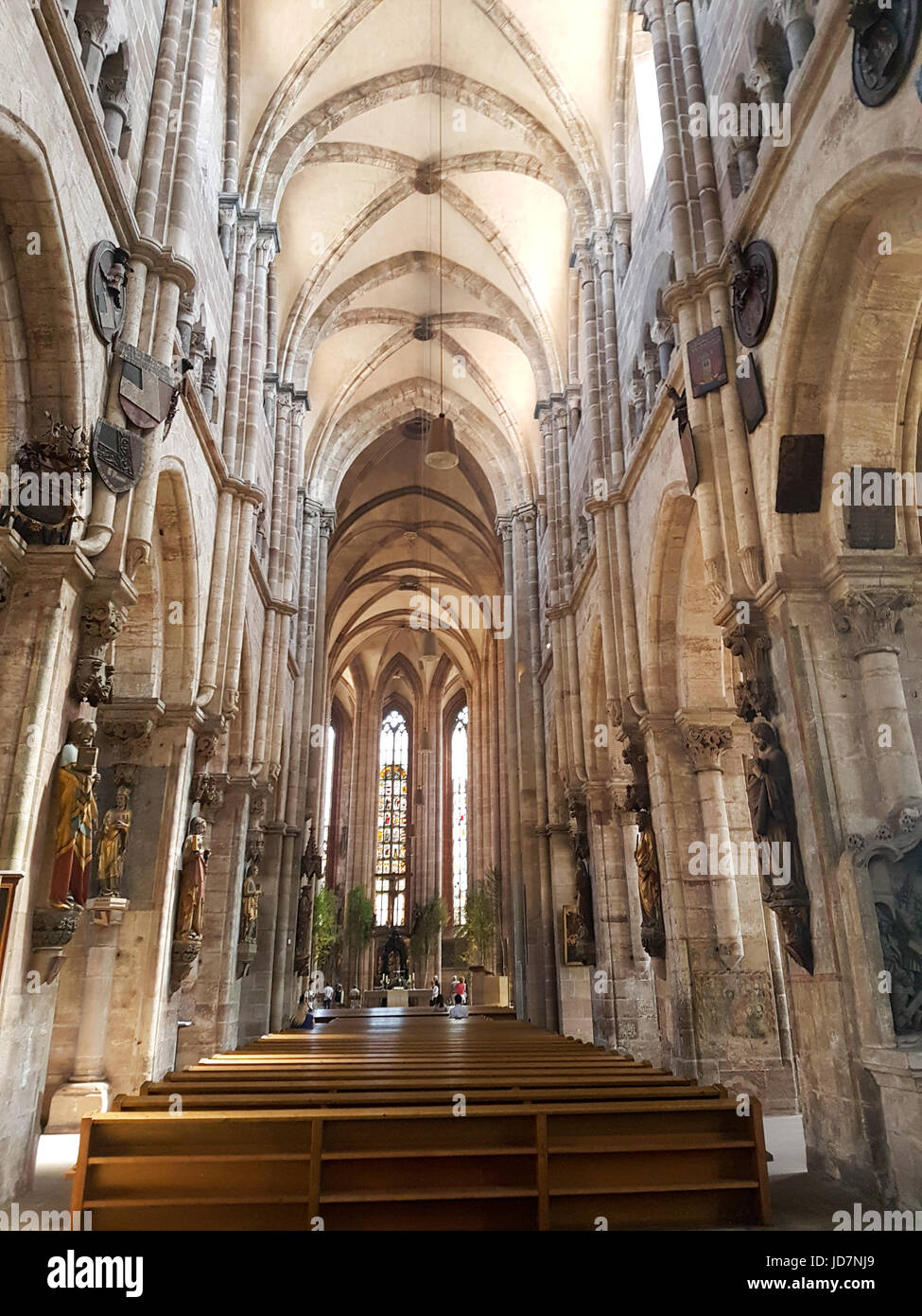 Nurember saint sebaldus chiesa, interno Foto Stock