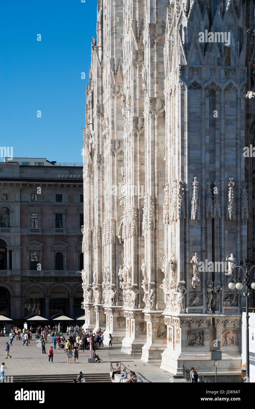 Monumentale del Duomo di Milano Foto Stock