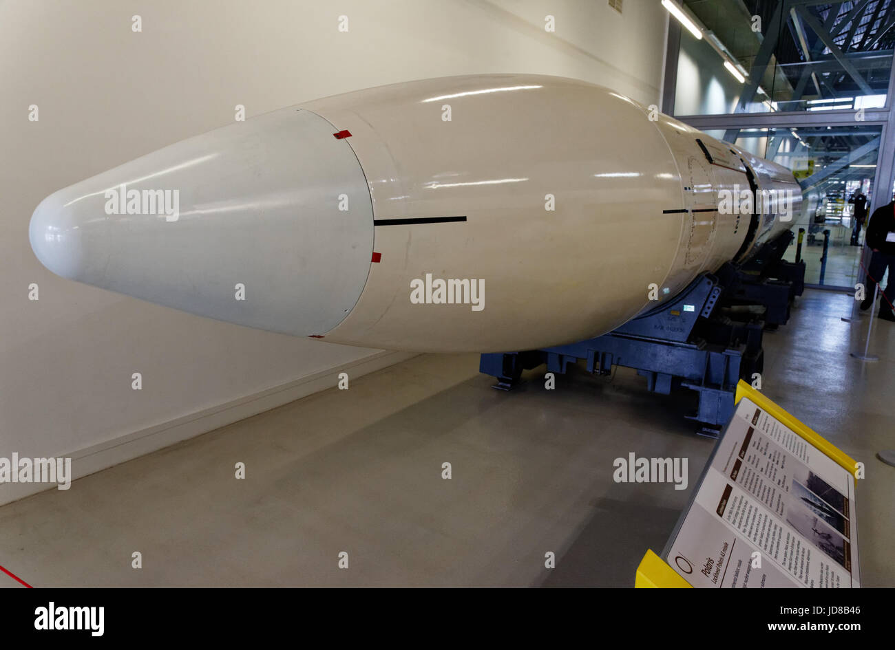 Lockheed Polaris A-3 missile, un sottomarino ha lanciato un missile balistico, talvolta noto con il termine generico di intercontinental missile balistico (missile intercontinentale) Foto Stock