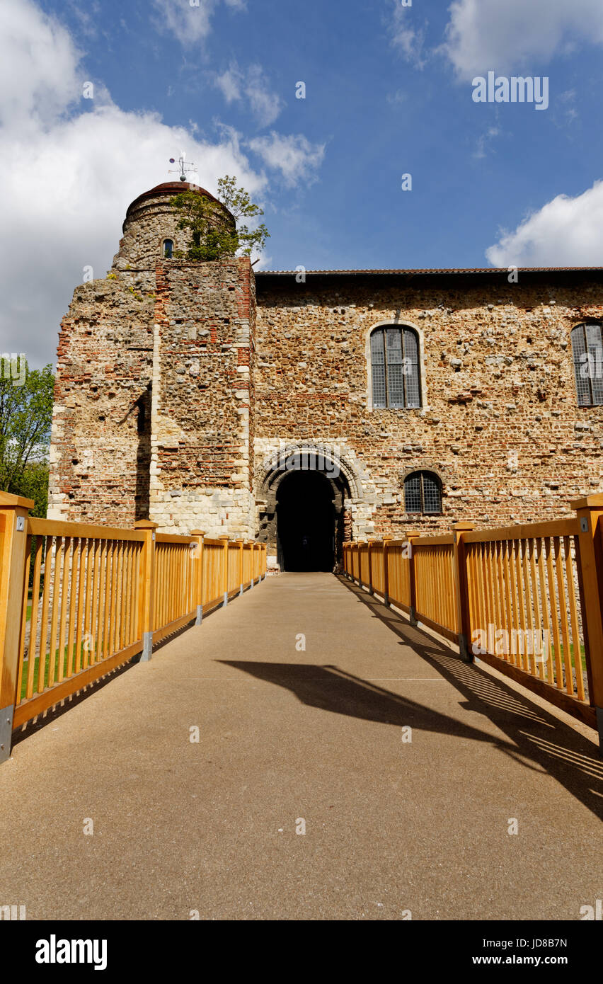 Il castello di Colchester, Colchester Essex Foto Stock