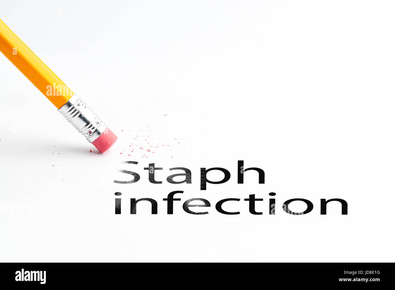 Matita con gomma Foto Stock