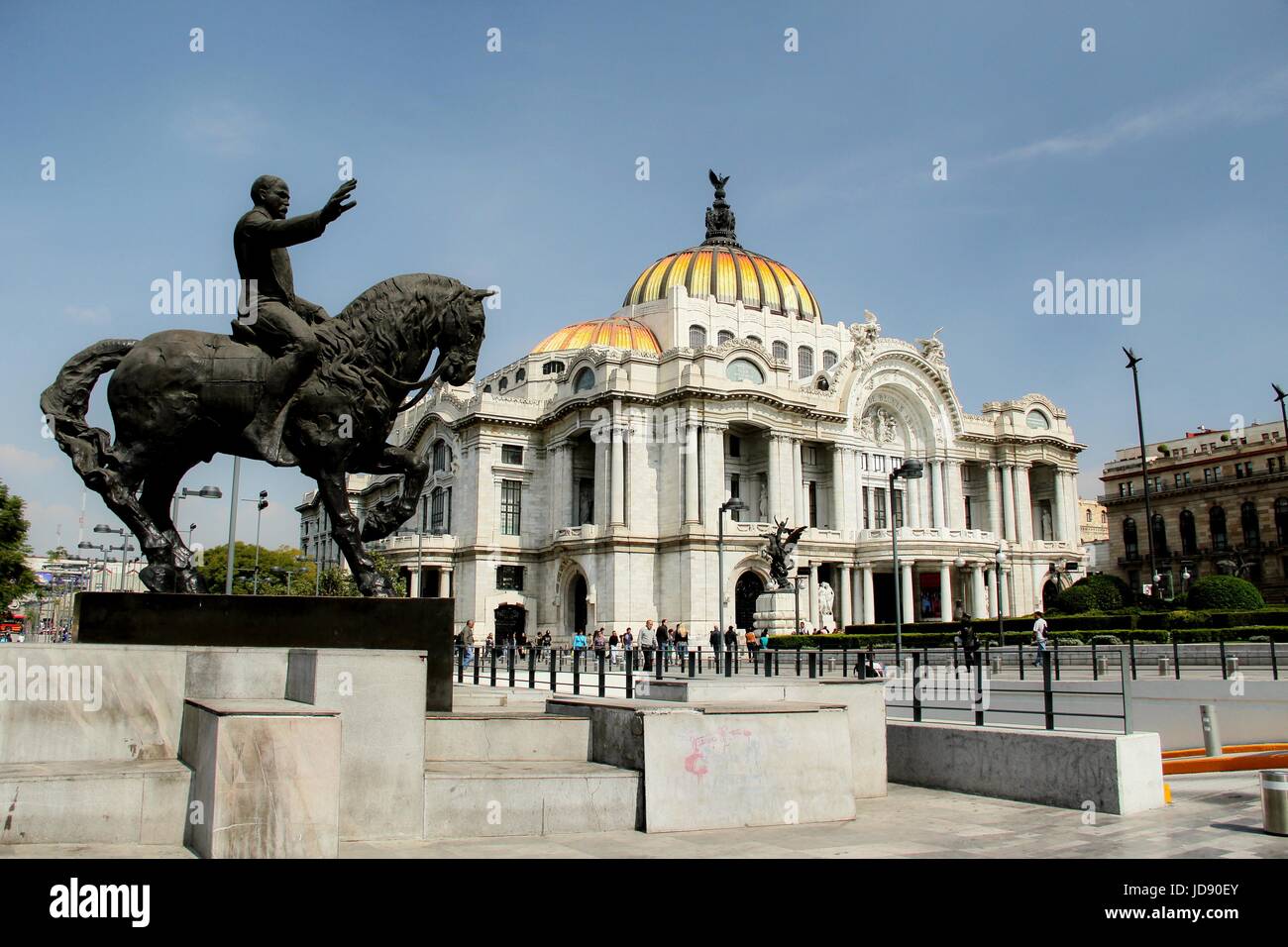 Palazzo delle Belle Arti di Mexico D.F. Foto Stock