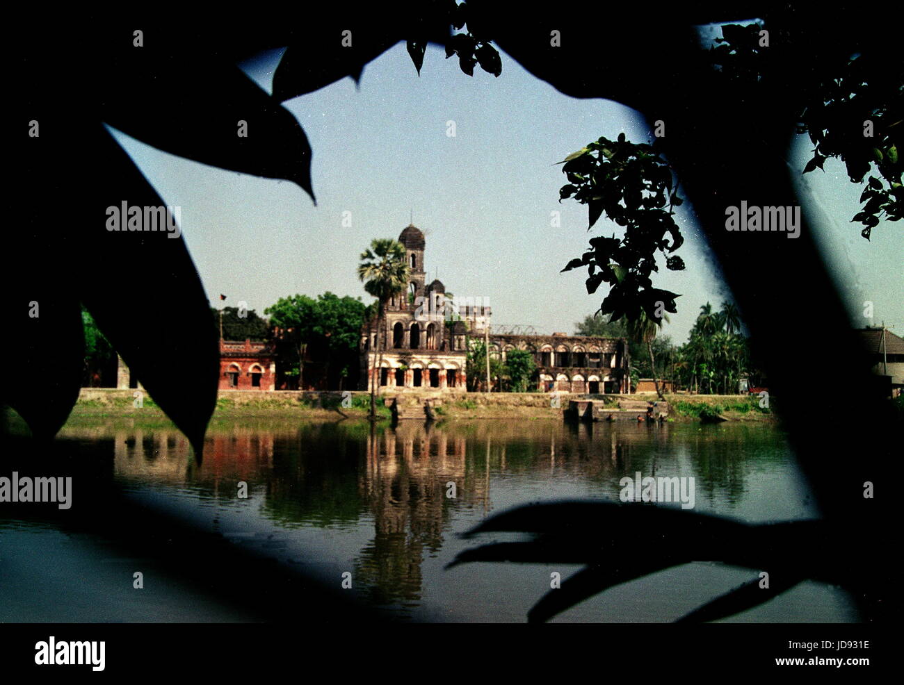 Vista di una famosa casa di signore ofof 18 secolo a sibaloy di manik quartiere gonj bangladesh Foto Stock