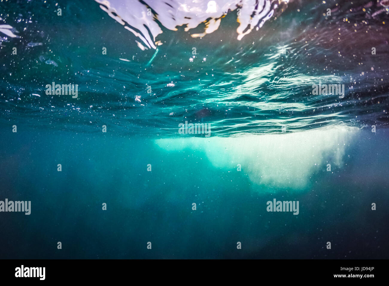 Mare astratto, fondo di acqua Foto Stock