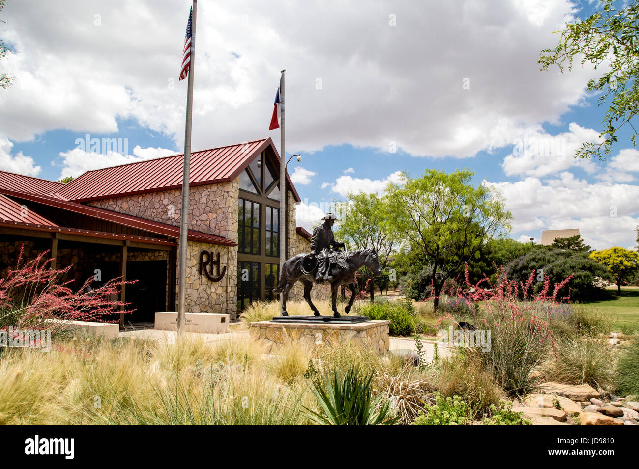 Nazionale del patrimonio dei ranch di ingresso al centro e museo a Lubbock, Texas Foto Stock