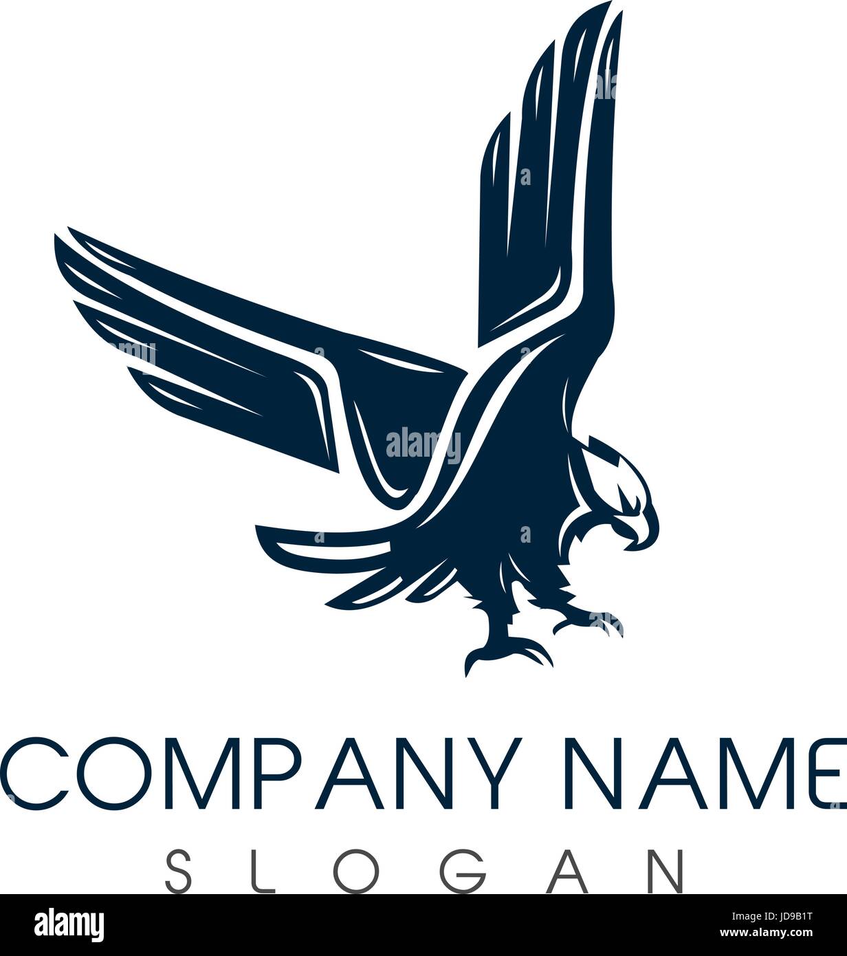 Classico logo eagle Illustrazione Vettoriale