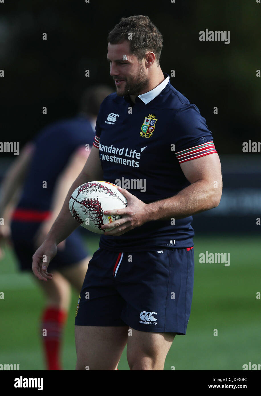 Britannico e irlandese Allan Lions Dell durante i capitani girare al Parco Beetham, Hamilton. Foto Stock