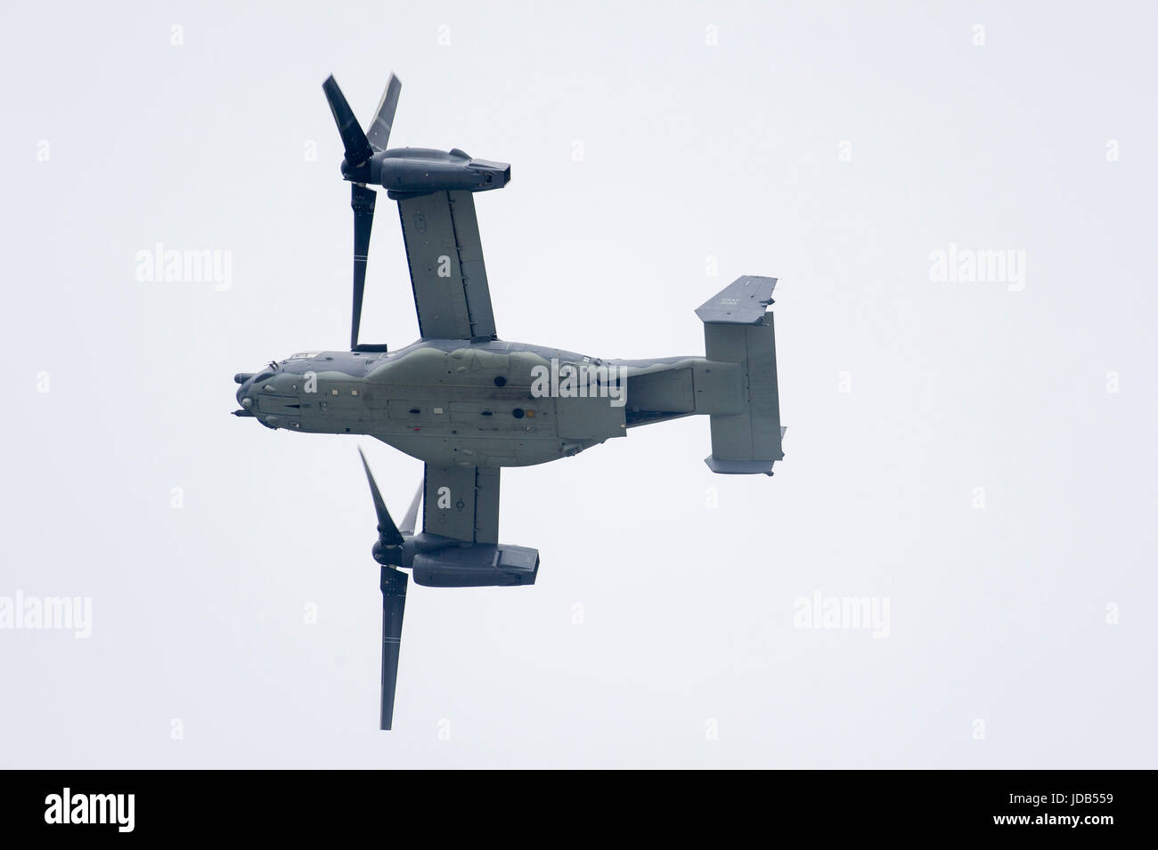 Un Americano V/STOL i velivoli militari da trasporto Bell Boeing V-22 Osprey durante la quarantacinquesima edizione DI ESERCITARE LE OPERAZIONI DEL BALTICO BALTOPS 2017 in Ustka, P Foto Stock