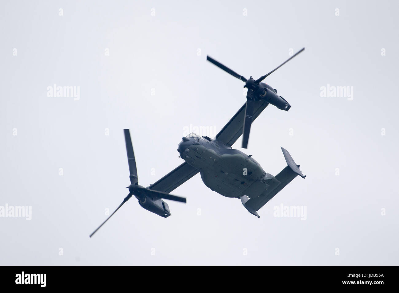 Un Americano V/STOL i velivoli militari da trasporto Bell Boeing V-22 Osprey durante la quarantacinquesima edizione DI ESERCITARE LE OPERAZIONI DEL BALTICO BALTOPS 2017 in Ustka, P Foto Stock