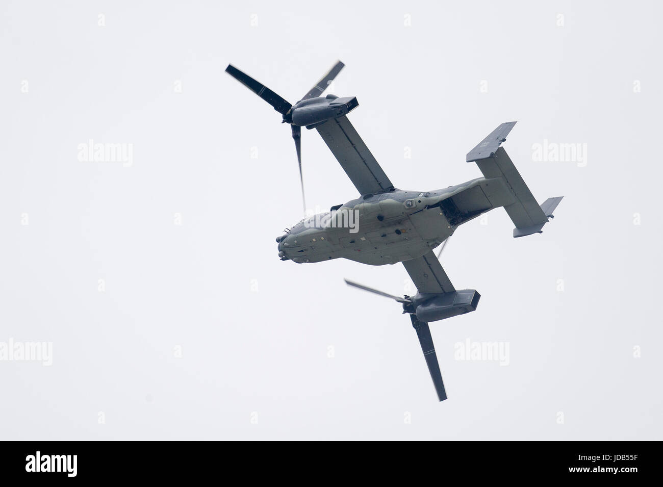 Un Americano V/STOL i velivoli militari da trasporto Bell Boeing V-22 Osprey durante la quarantacinquesima edizione DI ESERCITARE LE OPERAZIONI DEL BALTICO BALTOPS 2017 in Ustka, P Foto Stock