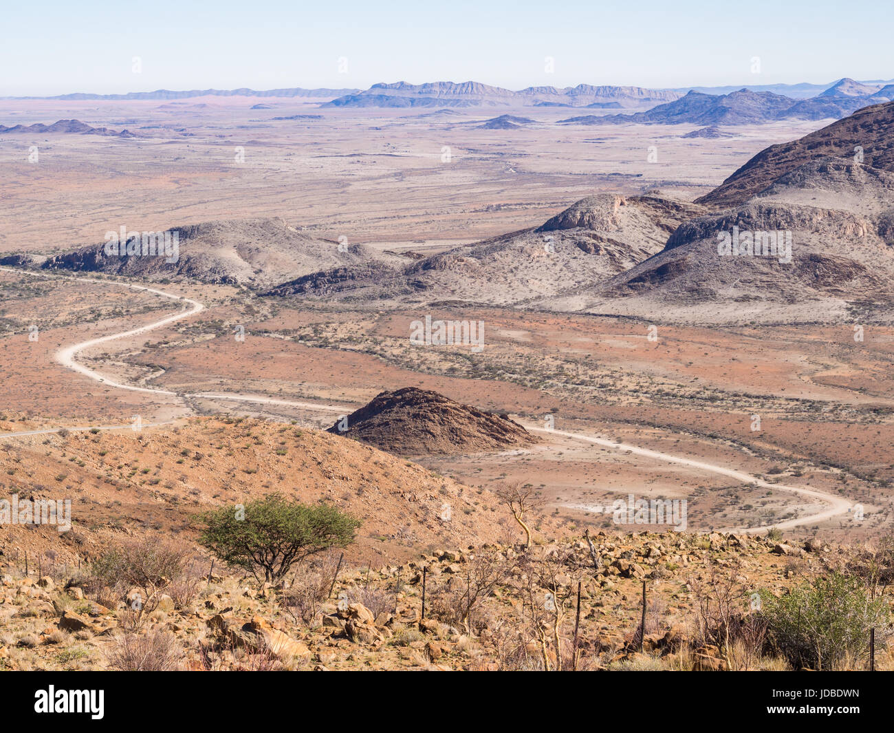 Paesaggio in Namib-Naukluft National Park, Namibia, Africa. Foto Stock