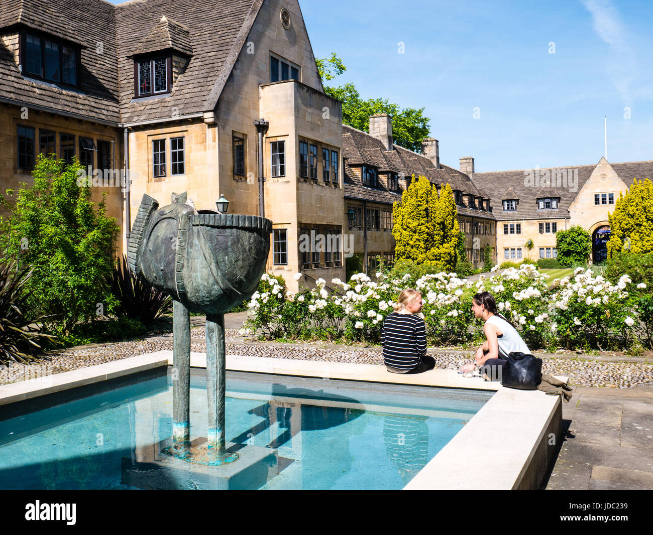 Nuffield College, University of Oxford, Oxford, Inghilterra, Regno Unito, GB. Foto Stock