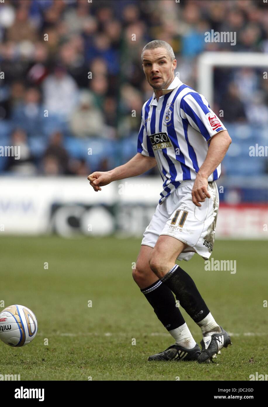 JIM GOODWIN HUDDERSFIELD TOWN FC IL GALPHARM STADIUM HUDDERSFIELD INGHILTERRA 14 Febbraio 2009 Foto Stock