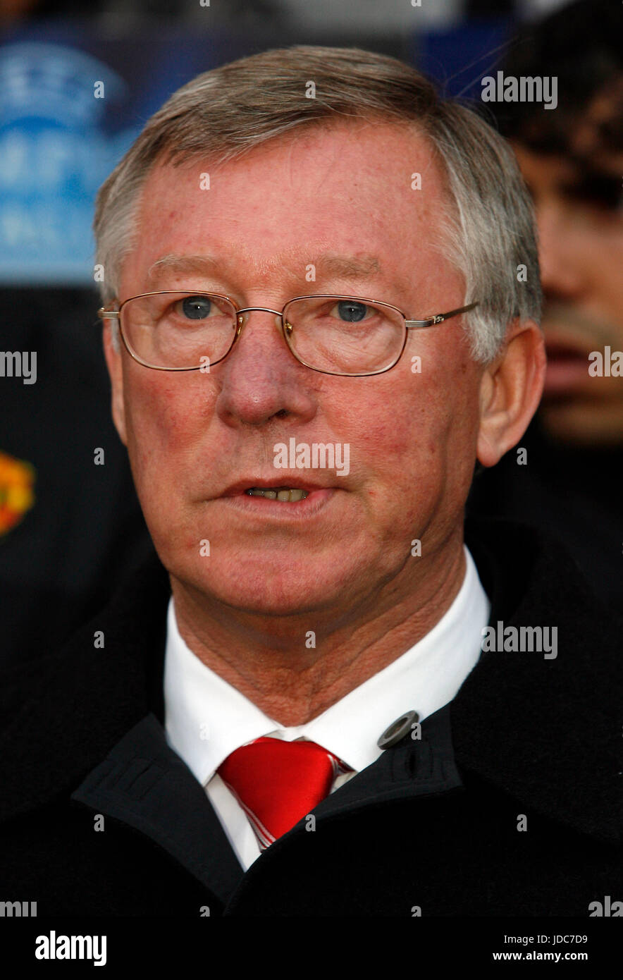 Il sir Alex Ferguson MANCHESTER UNITED FC Emirates Stadium Londra Inghilterra 05 Maggio 2009 Foto Stock