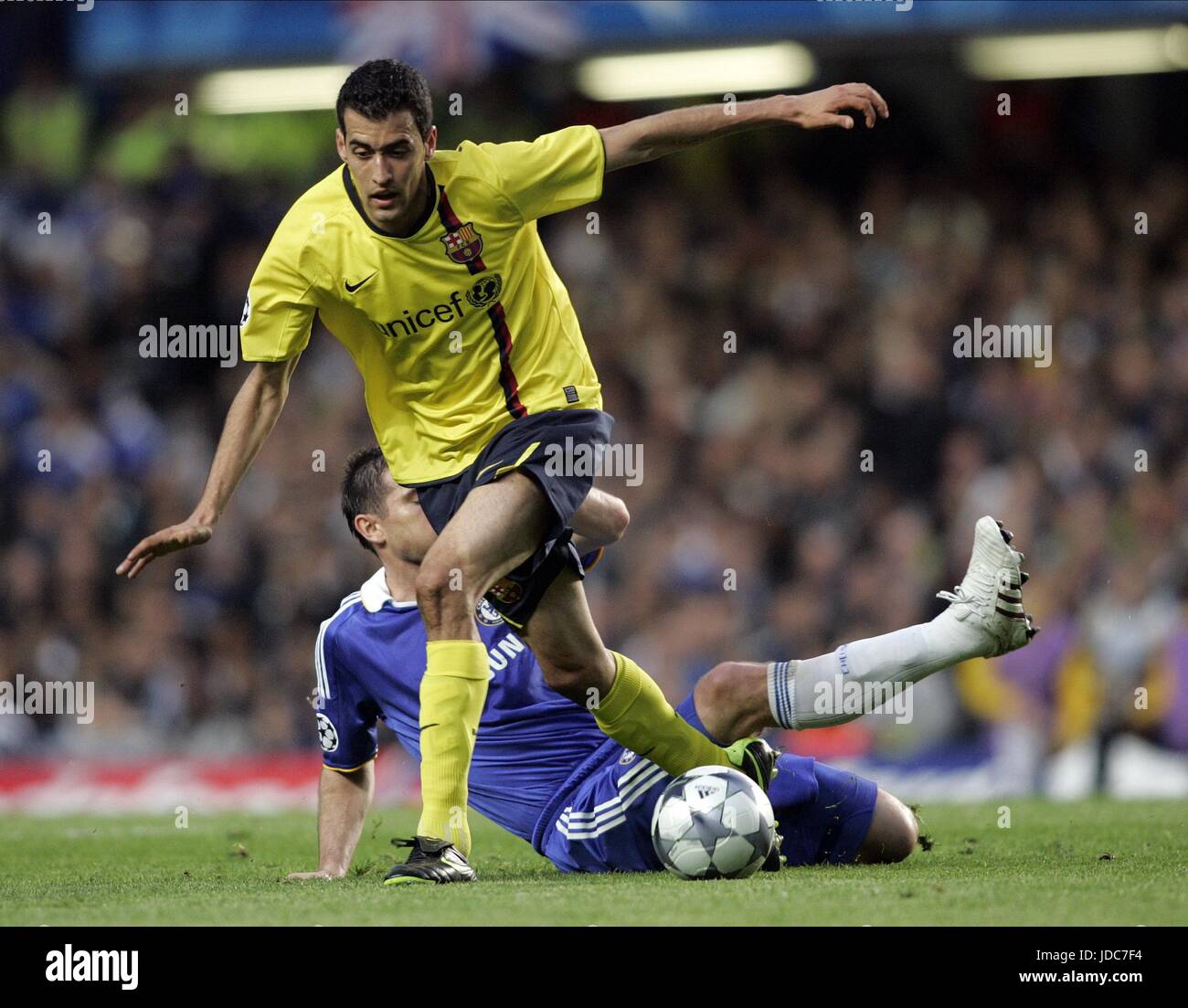 SERGIO BUSQUETS FC BARCELONA Stamford Bridge London Inghilterra 06 Maggio 2009 Foto Stock