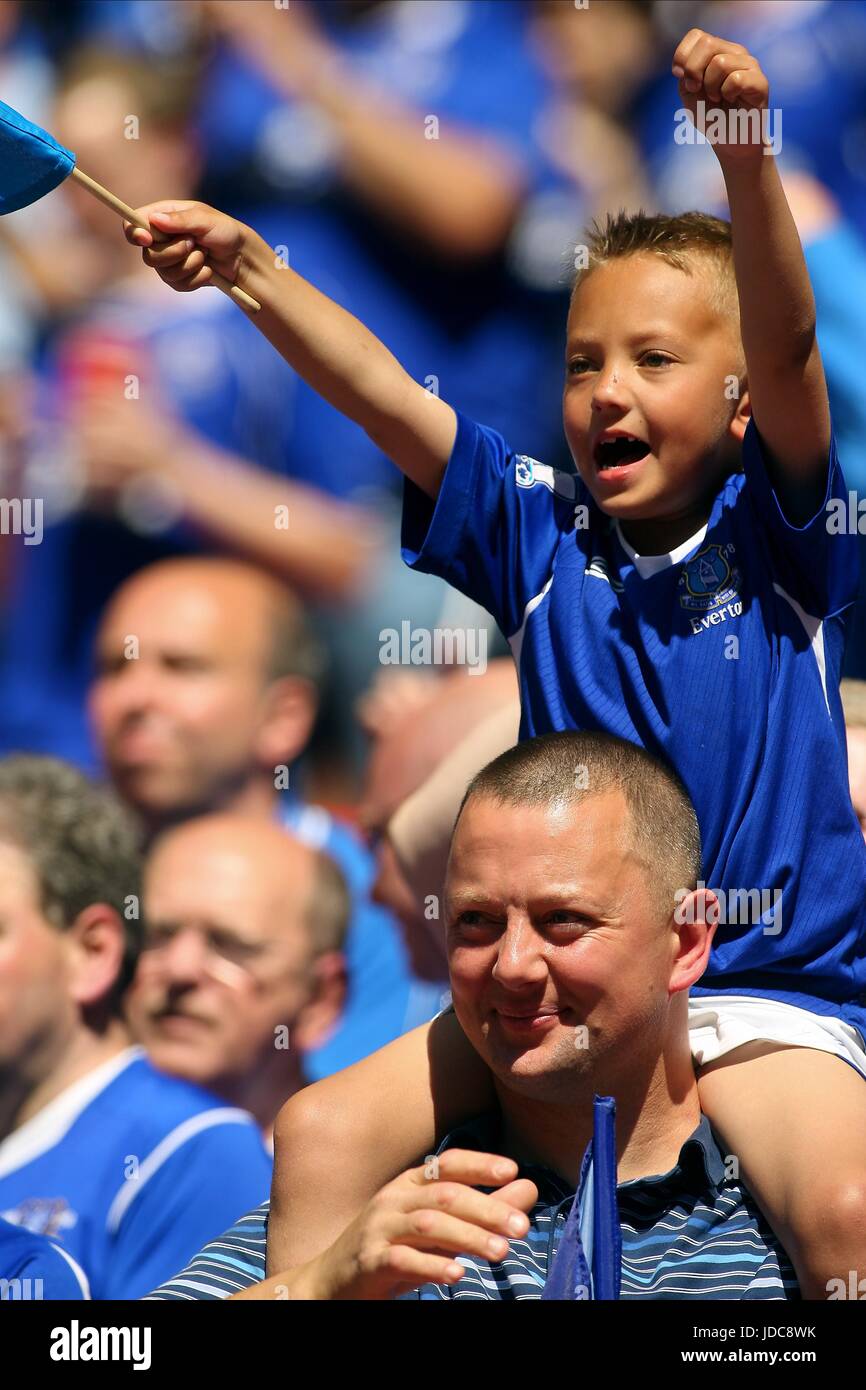 EVERTON TIFOSI CHELSEA V Everton Wembley Stadium Londra Inghilterra 30 Maggio 2009 Foto Stock