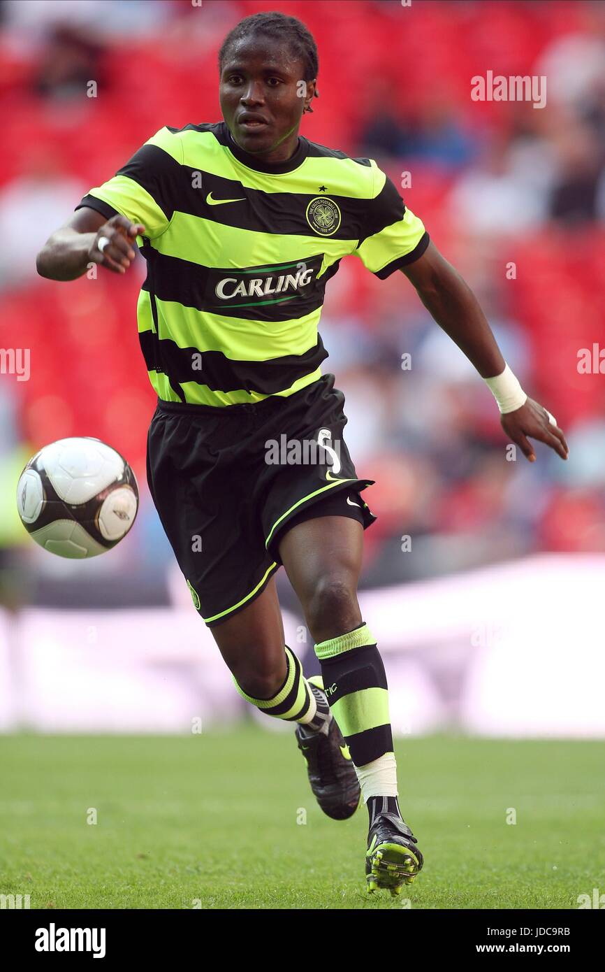 LANDRY N'GUEMO CELTIC V ALAHLY WEMBLEY CUP Wembley Stadium Londra Inghilterra 24 Luglio 2009 Foto Stock