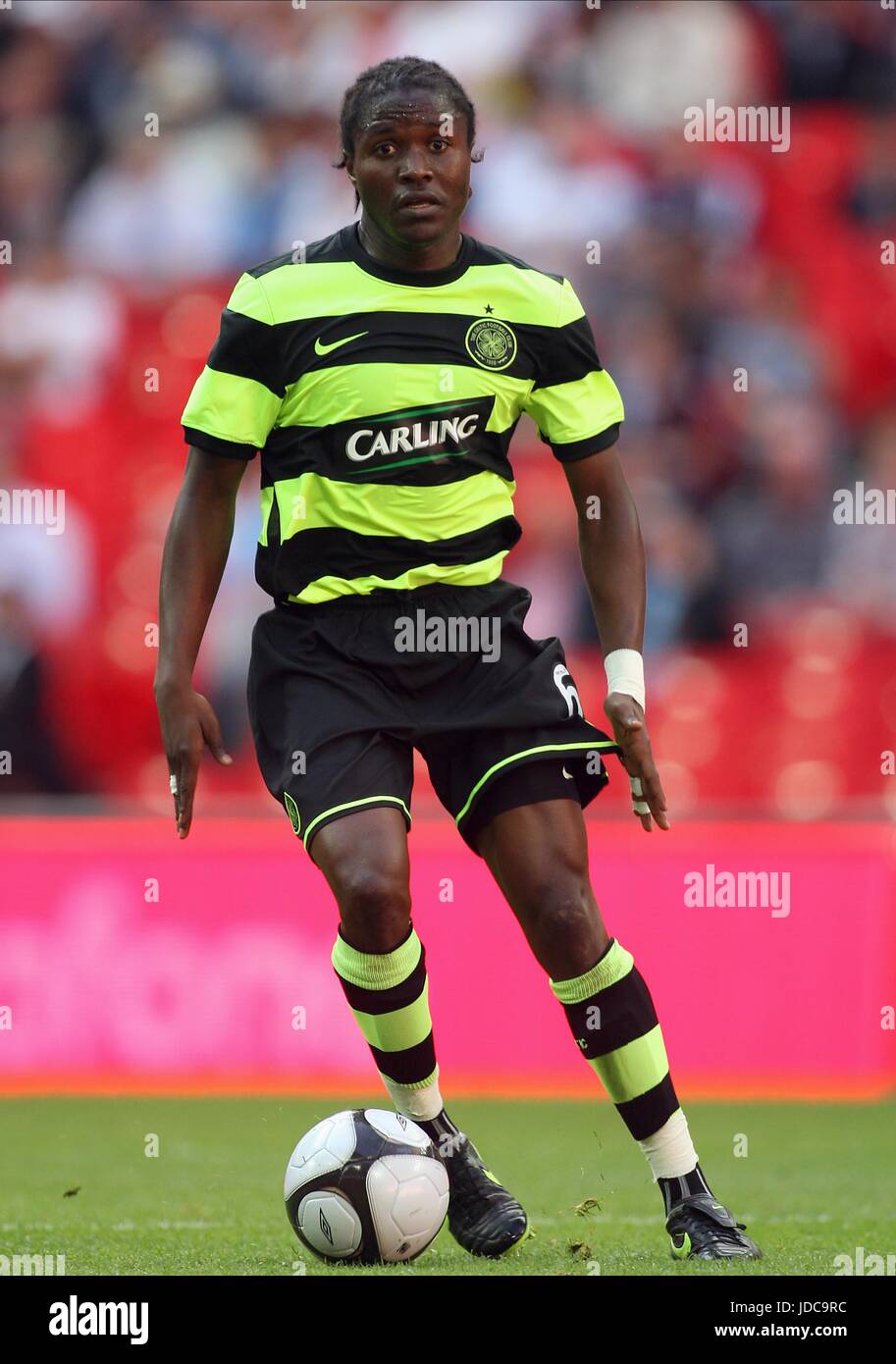 LANDRY N'GUEMO CELTIC V ALAHLY WEMBLEY CUP Wembley Stadium Londra Inghilterra 24 Luglio 2009 Foto Stock