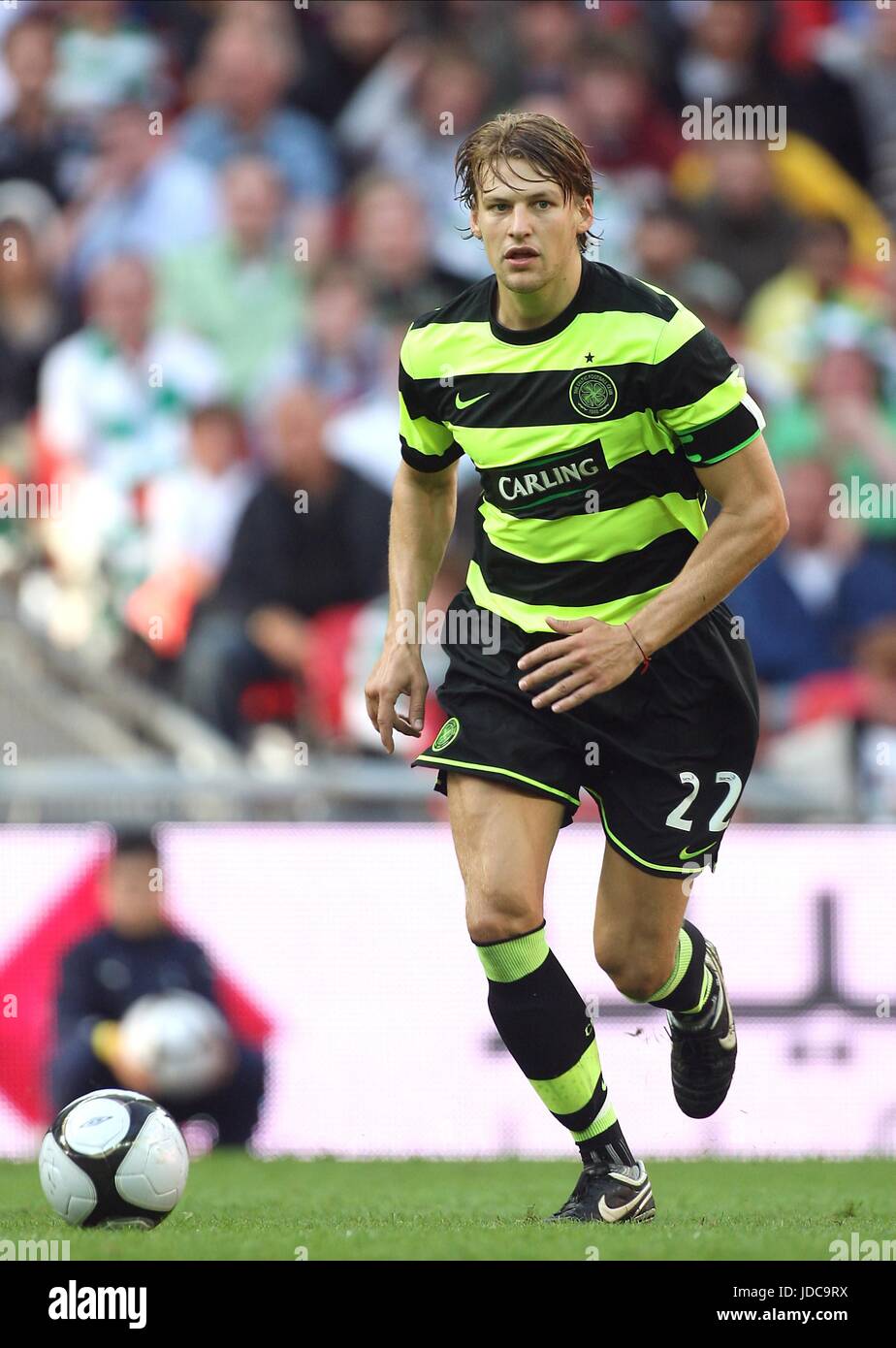 ANDREAS HINKEL CELTIC V ALAHLY WEMBLEY CUP Wembley Stadium Londra Inghilterra 24 Luglio 2009 Foto Stock